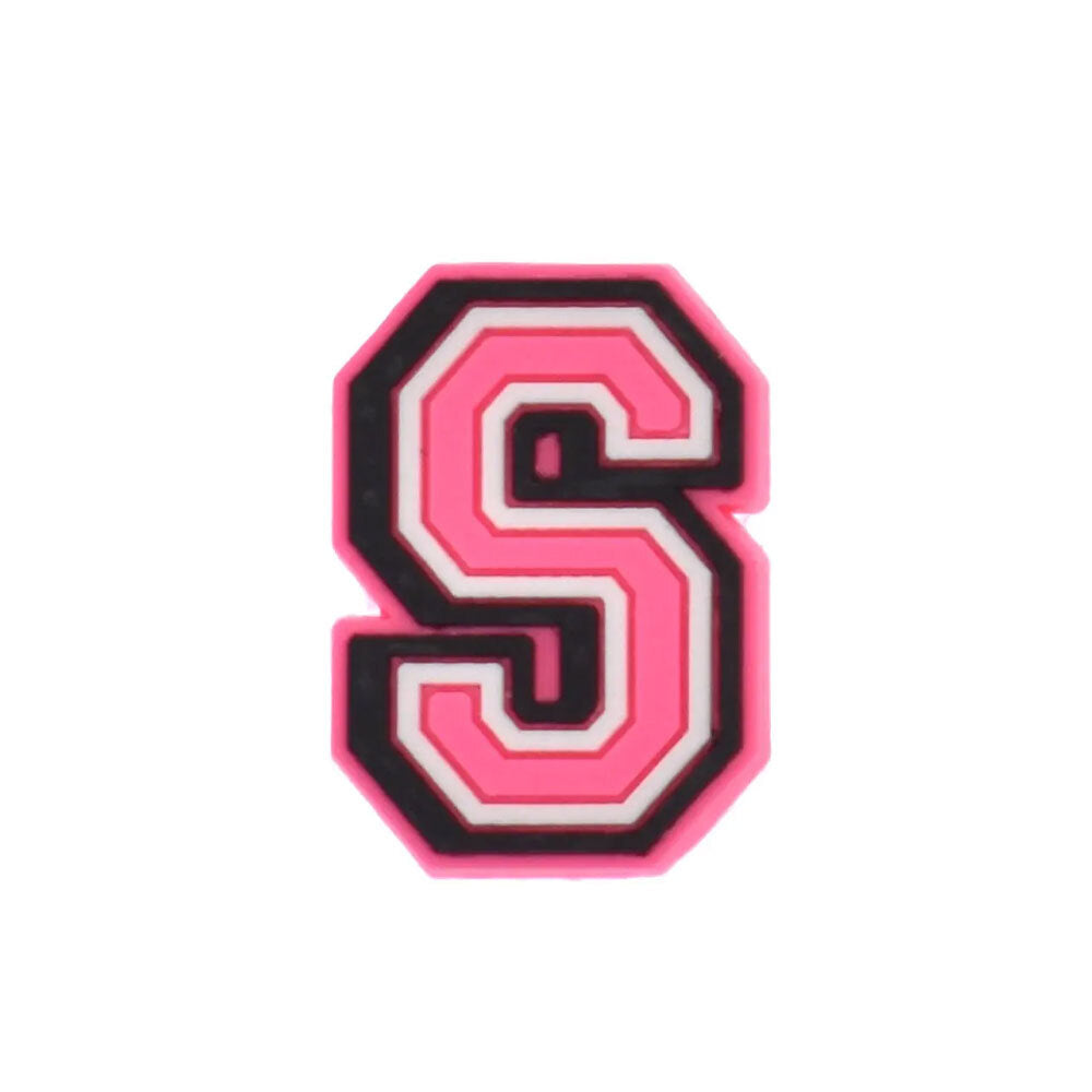 Pink Letter Jibbitz