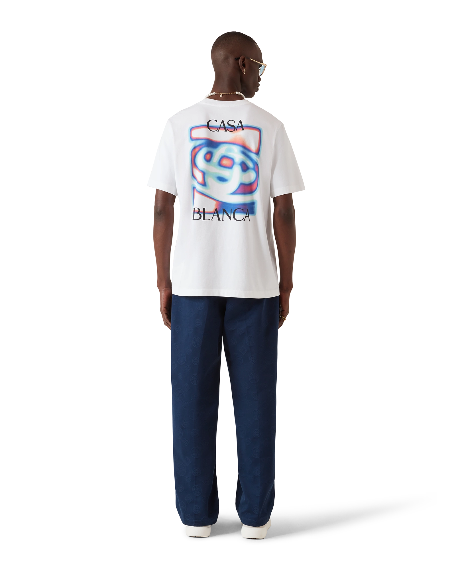 Casablanca Heat Map Logo T-shirt (White)