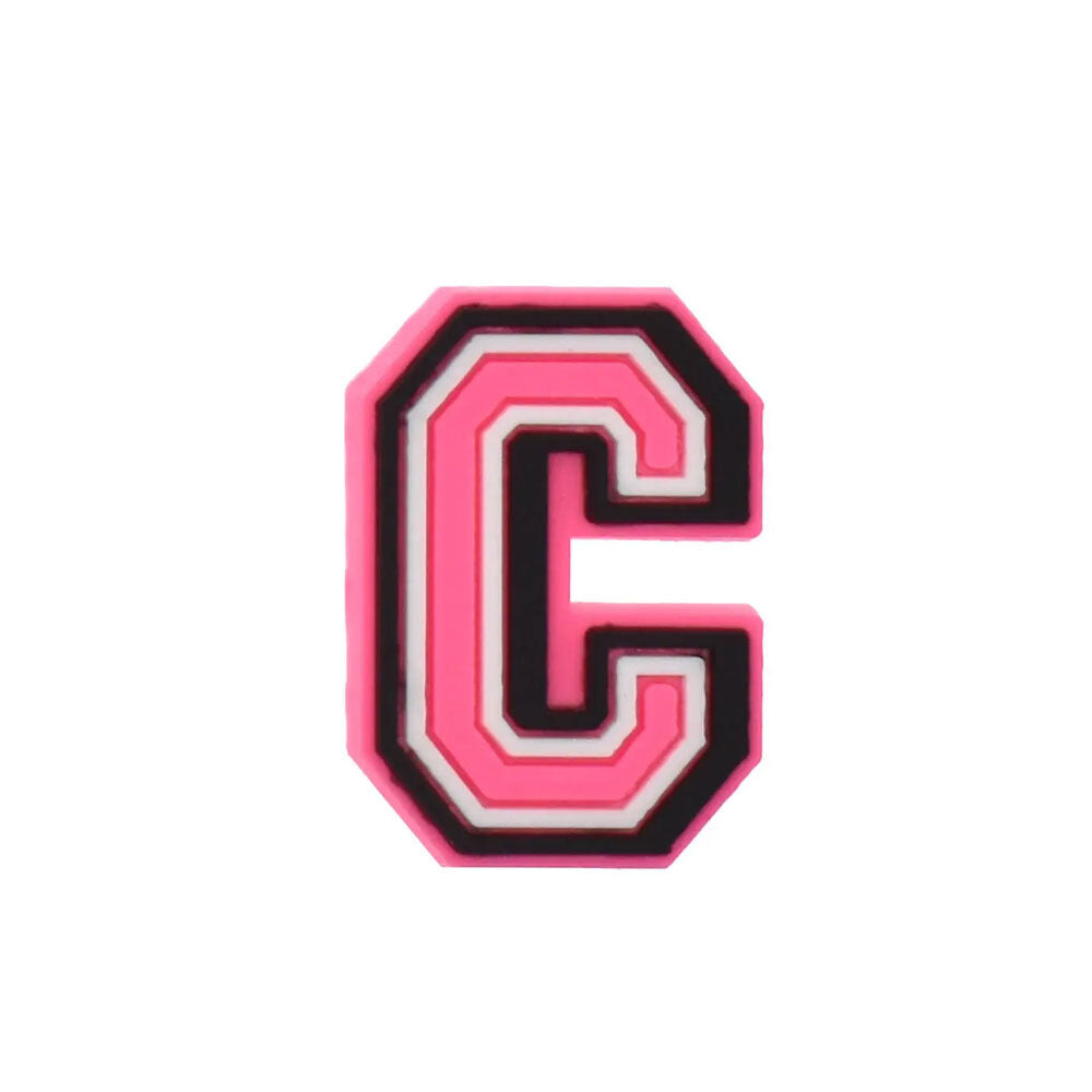 Pink Letter Jibbitz