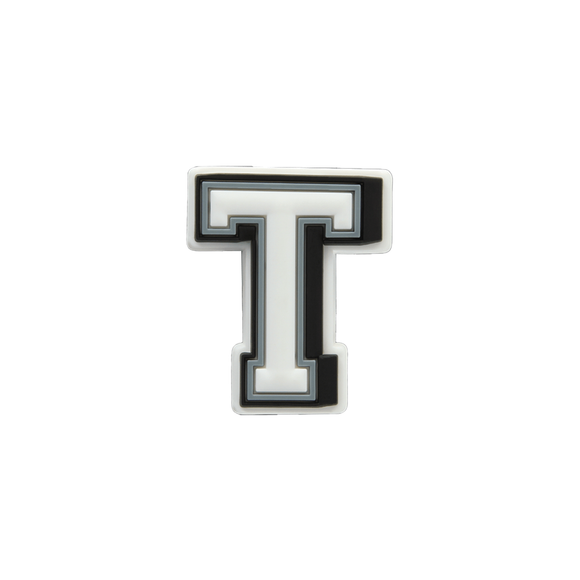 white letter jibbitz