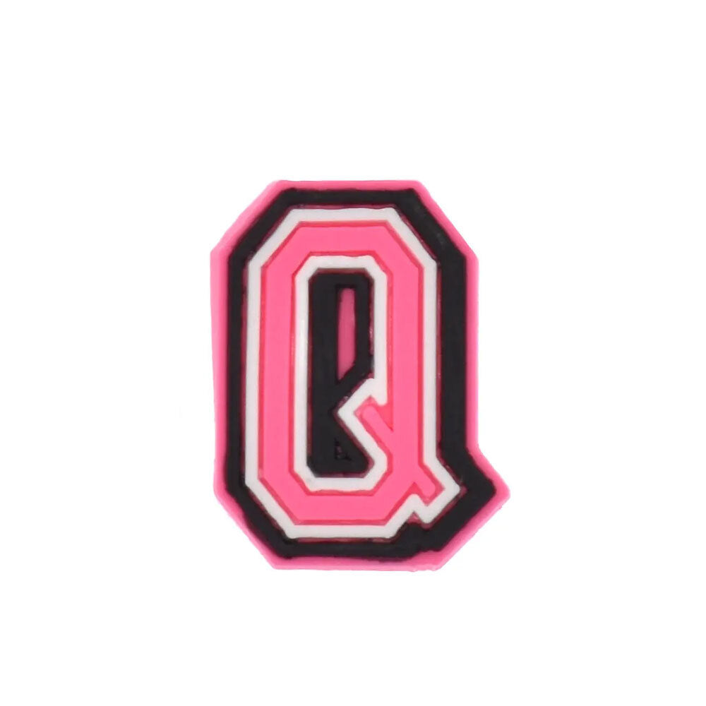 Pink Letter Jibbitz