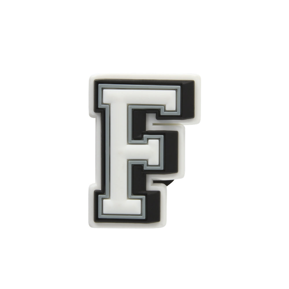 white letter jibbitz
