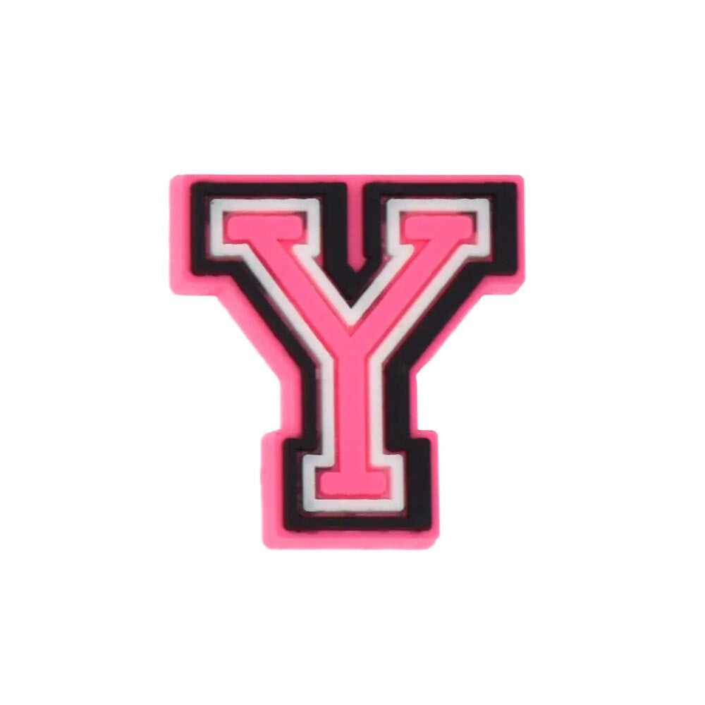 Pink Letter Jibbitz