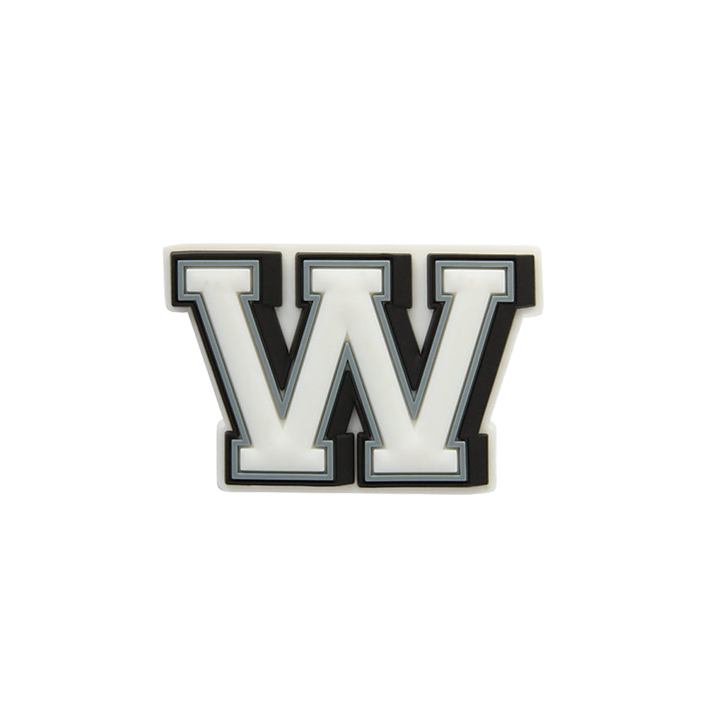 white letter jibbitz