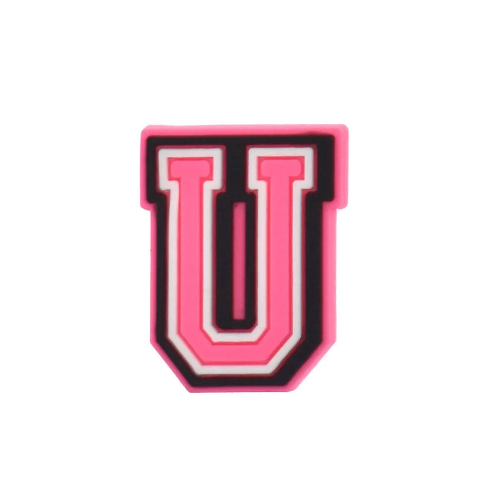 Pink Letter Jibbitz