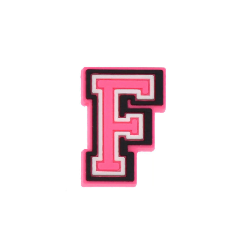 Pink Letter Jibbitz