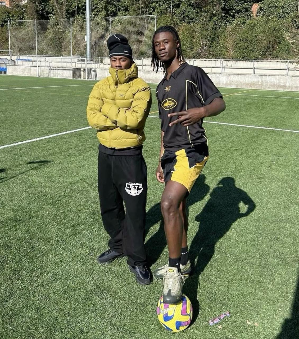 Corteiz Talismo Football Jersey Black/Yellow