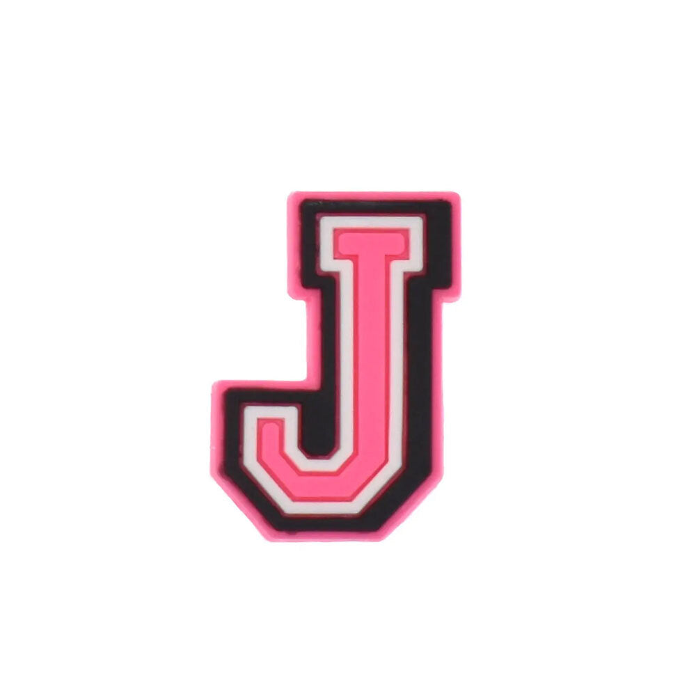 Pink Letter Jibbitz
