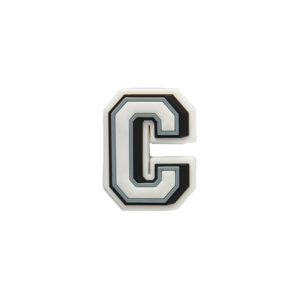 white letter jibbitz