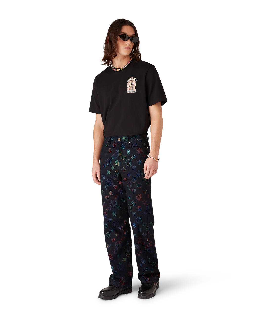 Casablanca The Essential Experience L'Arche Logo Short Sleeve T-shirt