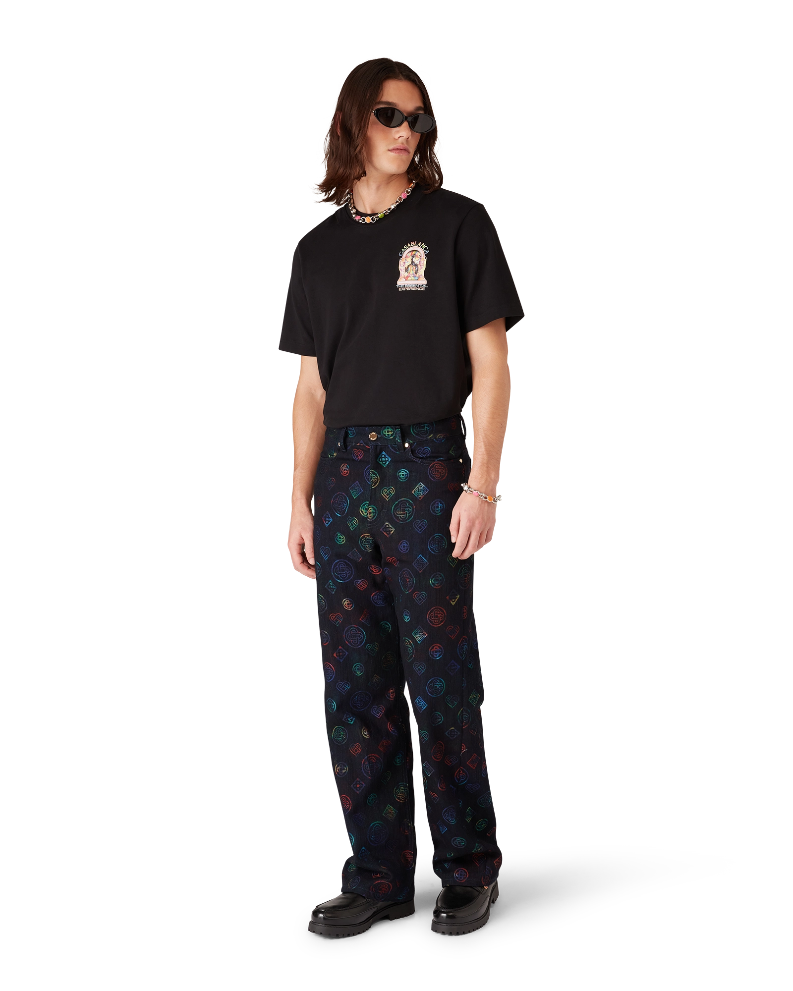 Casablanca The Essential Experience L'Arche Logo Short Sleeve T-shirt