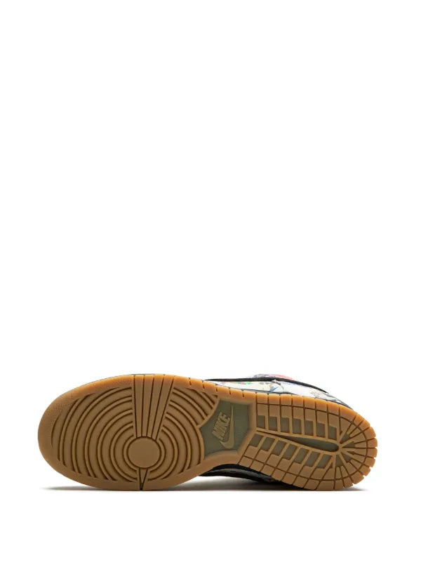 Nike x Supreme SB Dunk Low "Rammellzee" sneakers