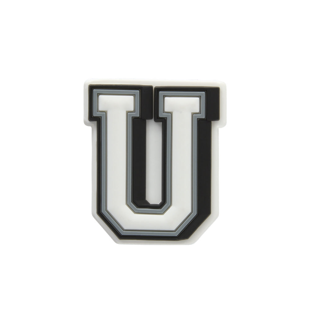 white letter jibbitz