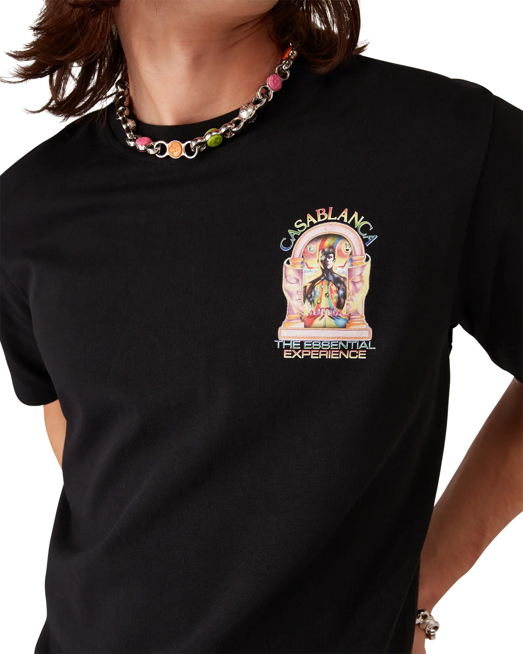 Casablanca The Essential Experience L'Arche Logo Short Sleeve T-shirt