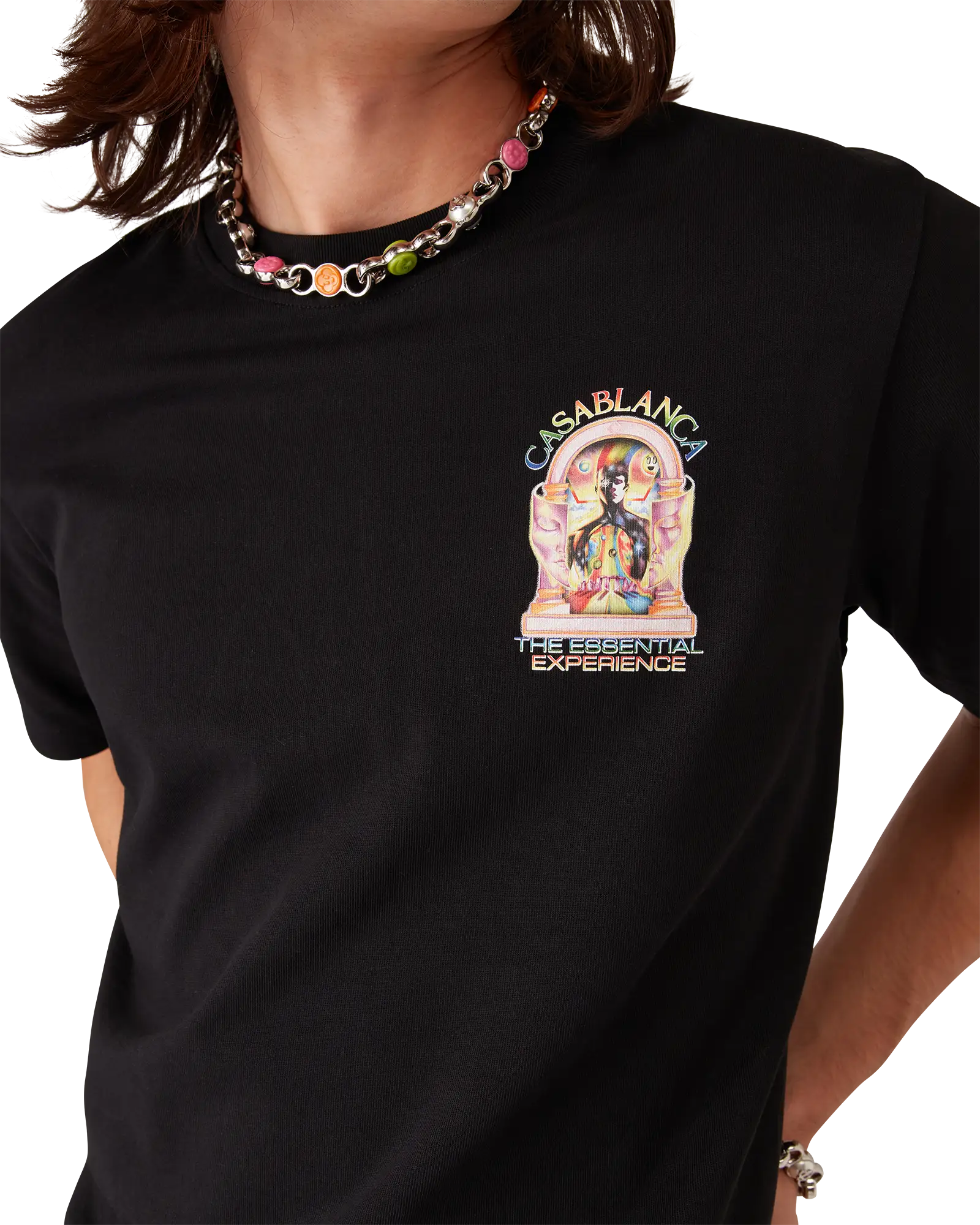 Casablanca The Essential Experience L'Arche Logo Short Sleeve T-shirt