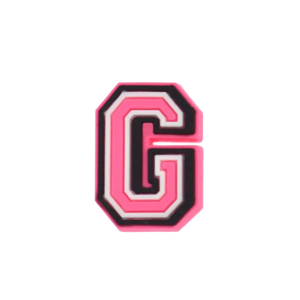 Pink Letter Jibbitz