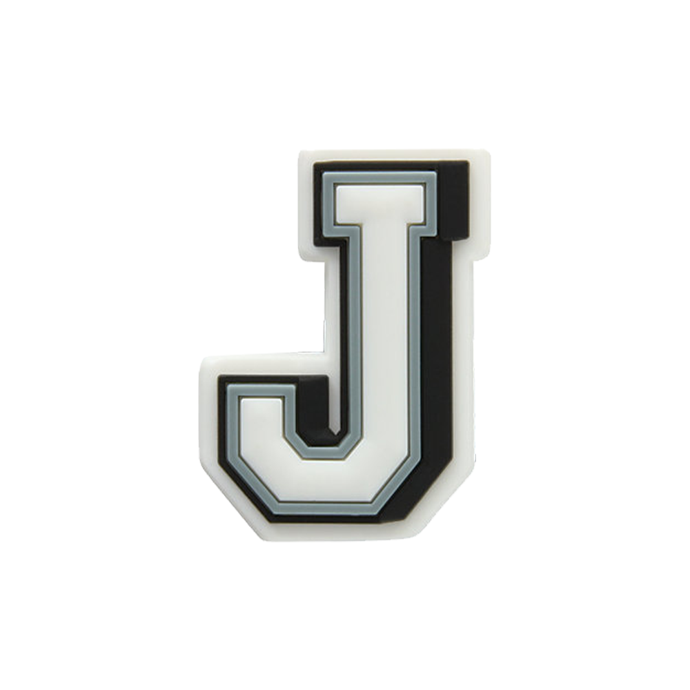white letter jibbitz