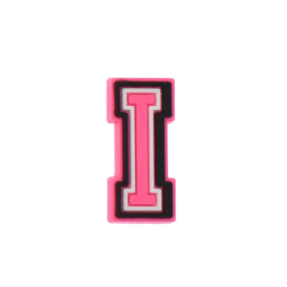Pink Letter Jibbitz