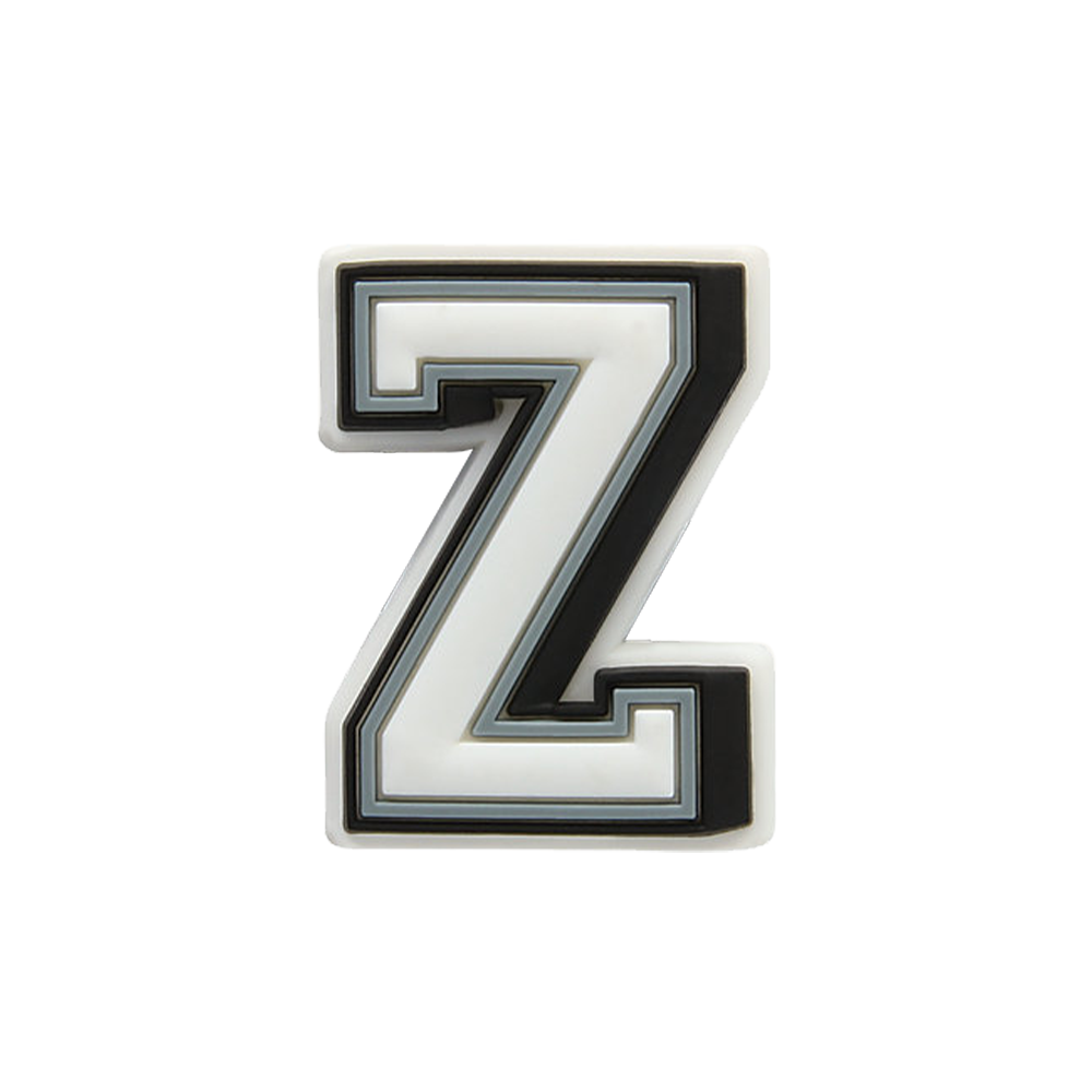 white letter jibbitz