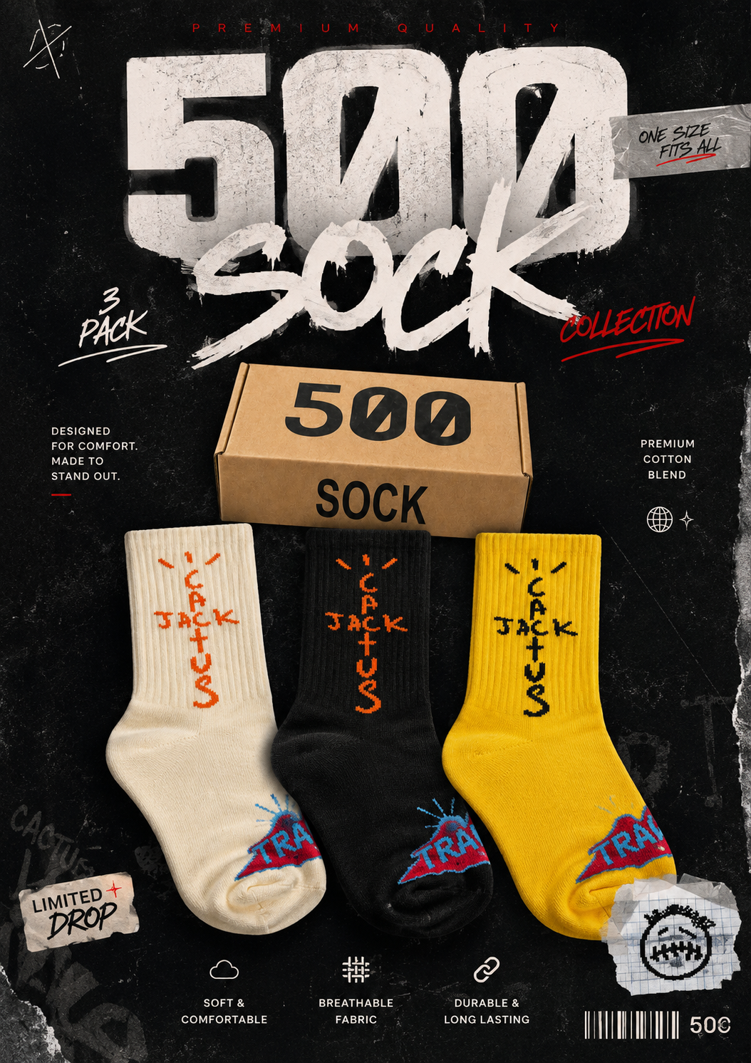 Cactus Jack socks