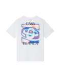 Casablanca Heat Map Logo T-shirt (White)