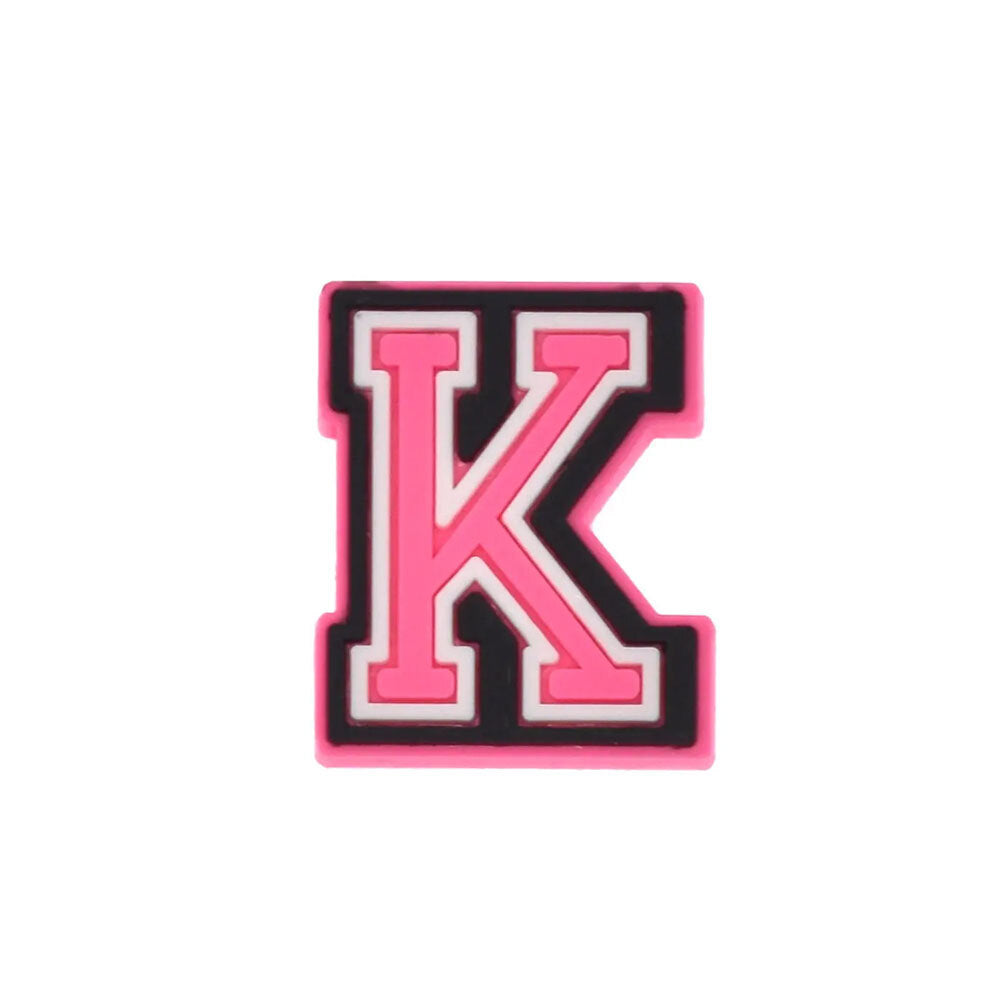 Pink Letter Jibbitz
