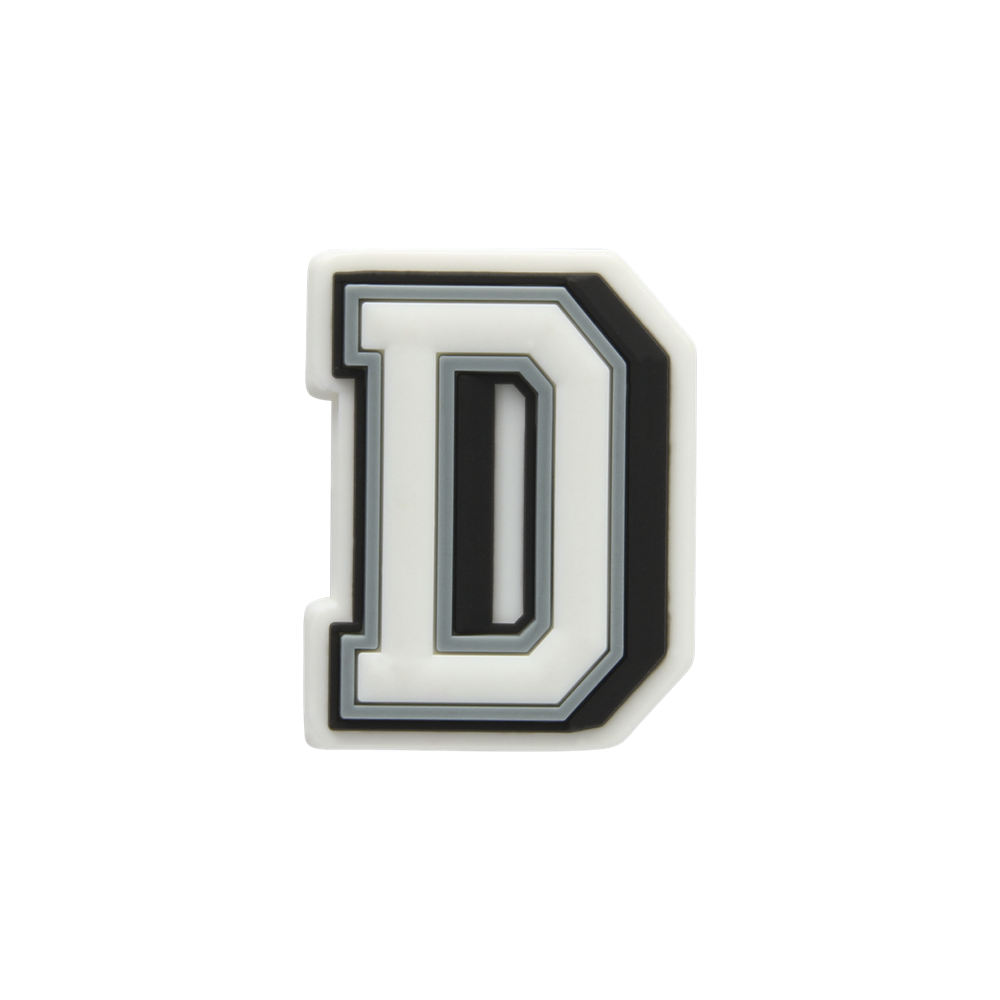 white letter jibbitz