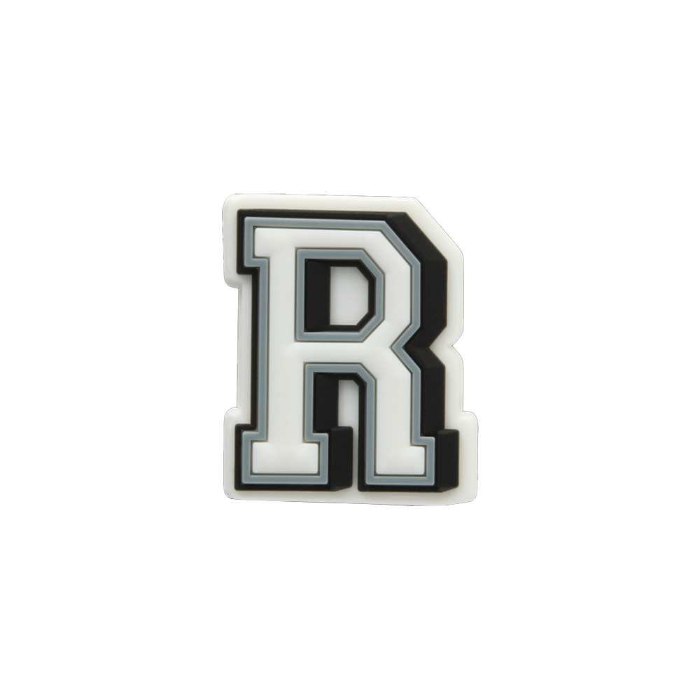 white letter jibbitz