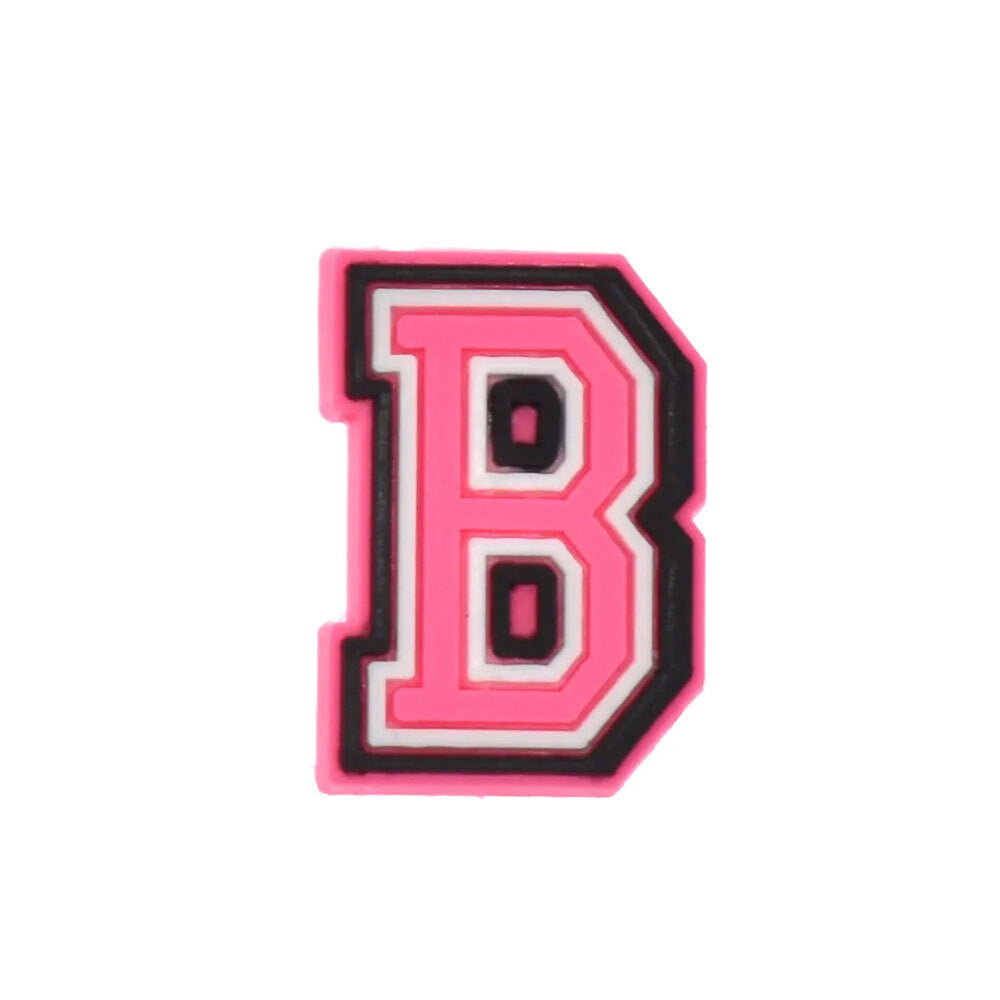 Pink Letter Jibbitz