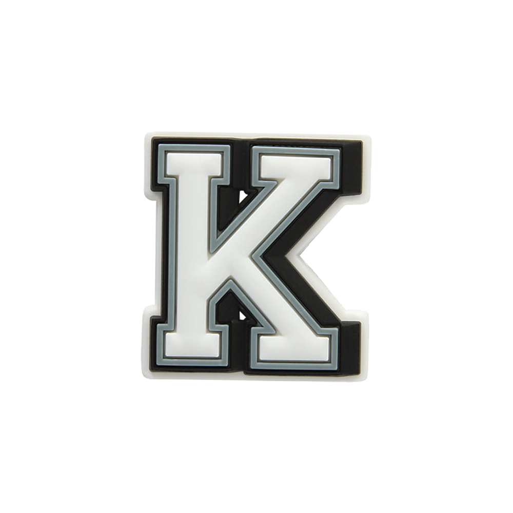 white letter jibbitz