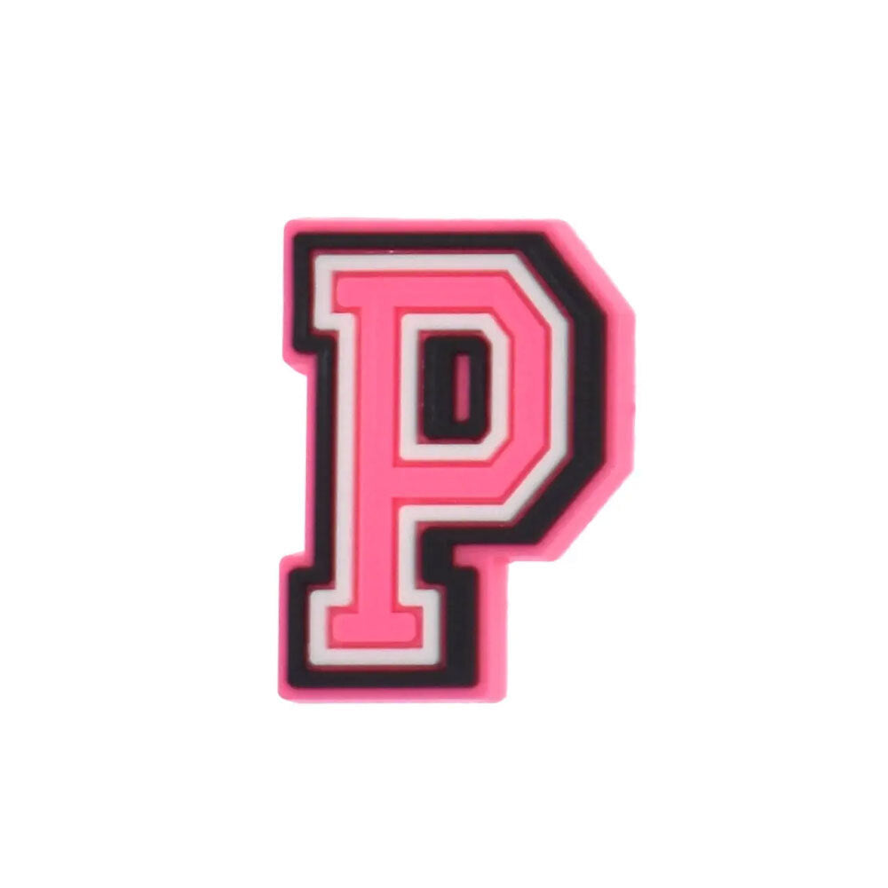 Pink Letter Jibbitz