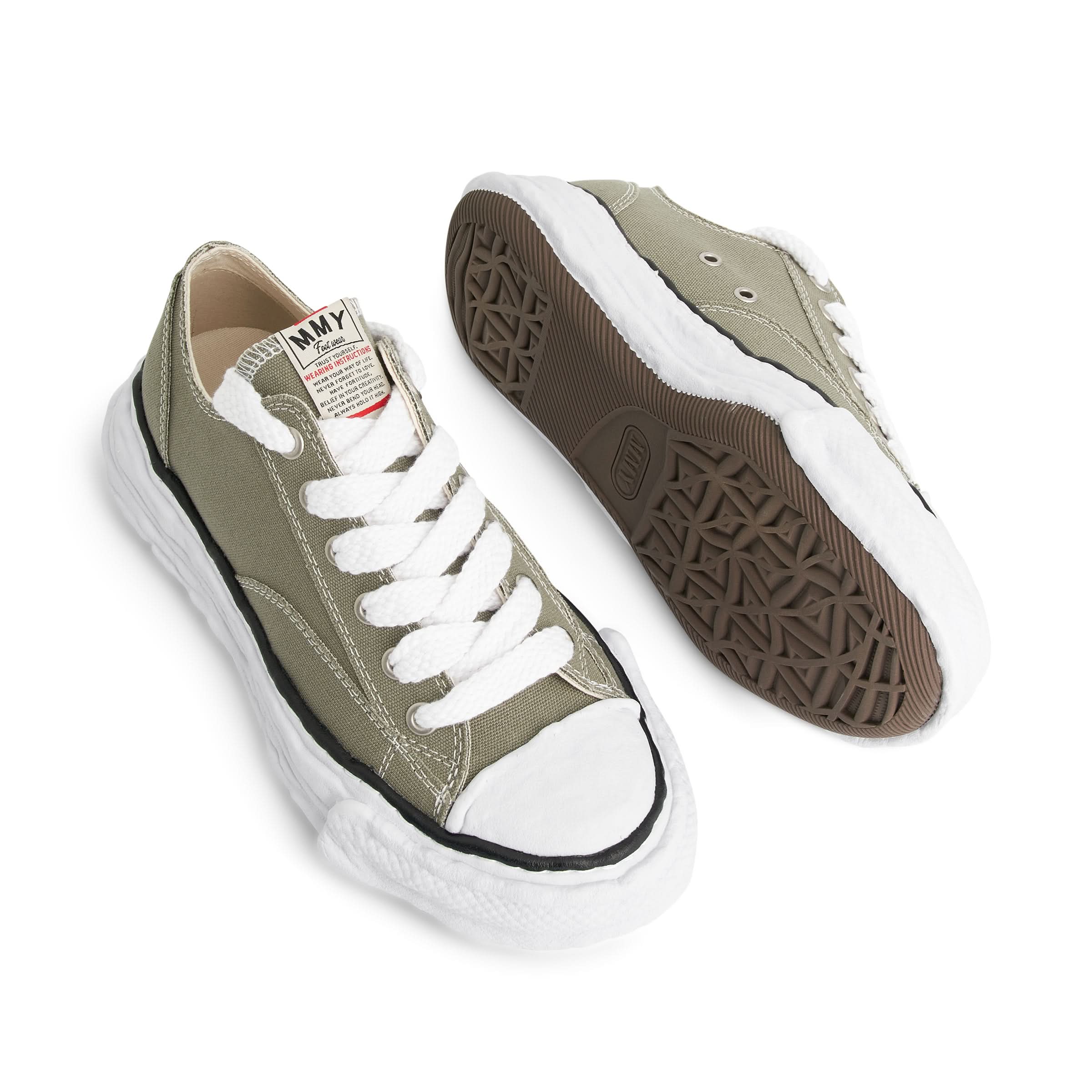 Maison MIHARA YASUHIROPeterson 23 OG Sole Canvas Low 'Green'