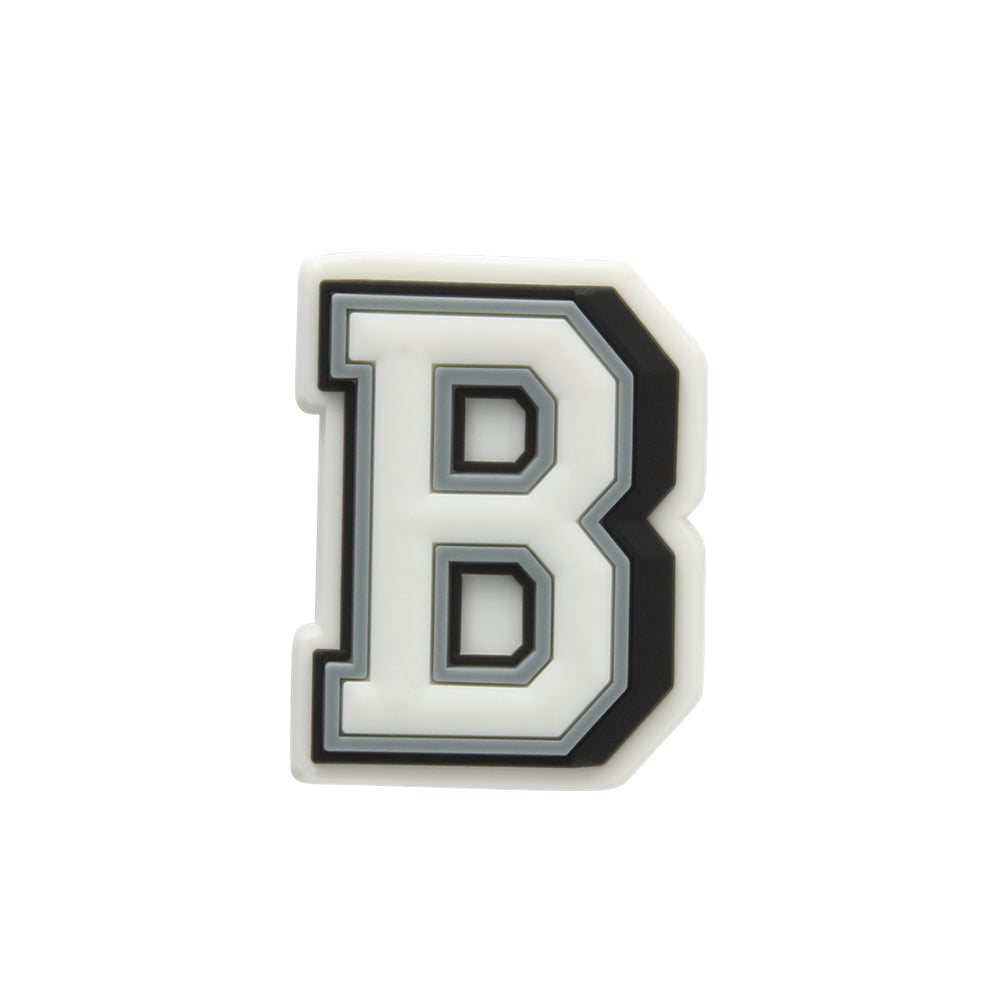 white letter jibbitz