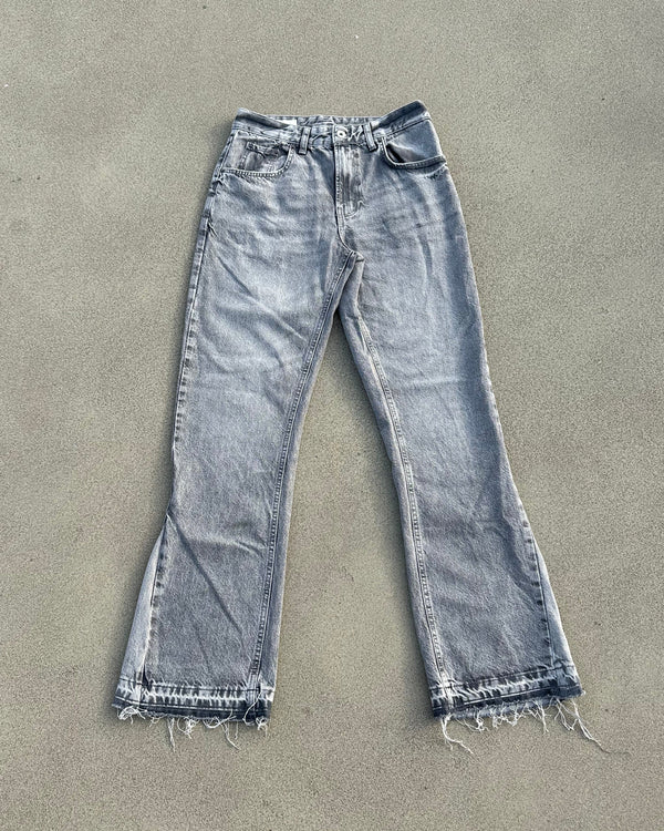 Flare Fit Jean (Light Grey)