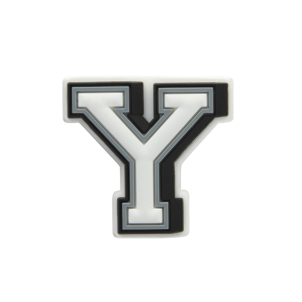 white letter jibbitz