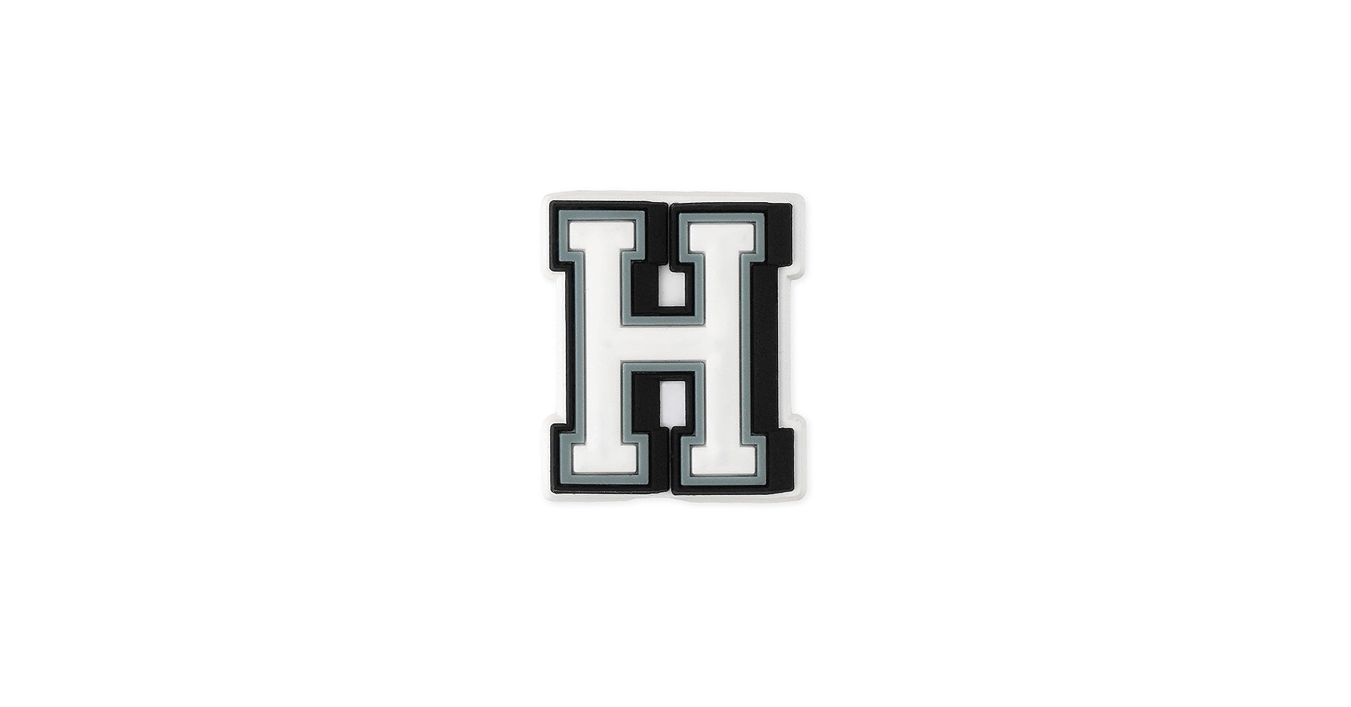 white letter jibbitz
