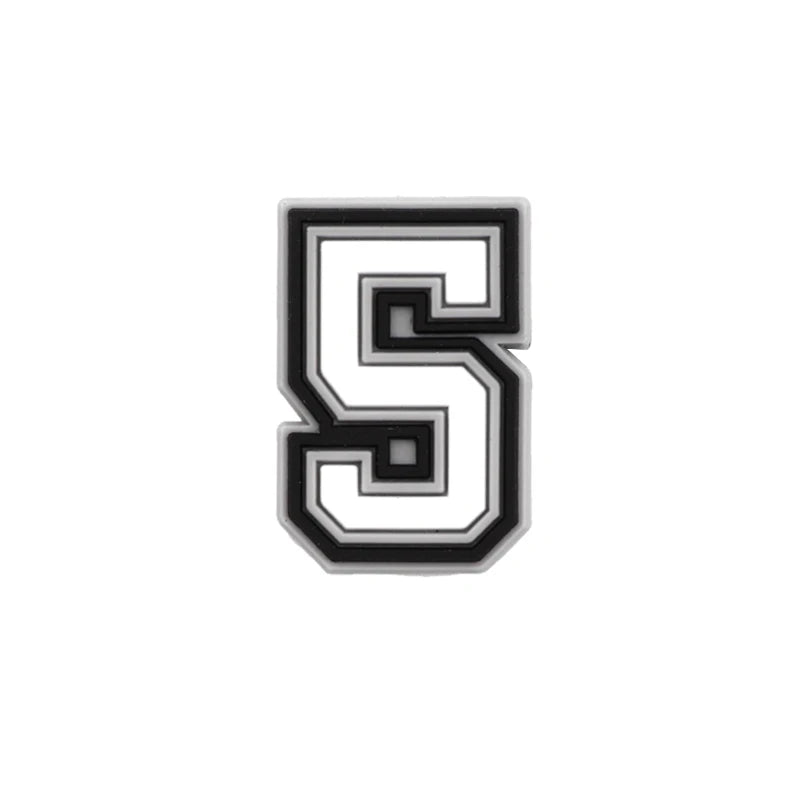 white letter jibbitz
