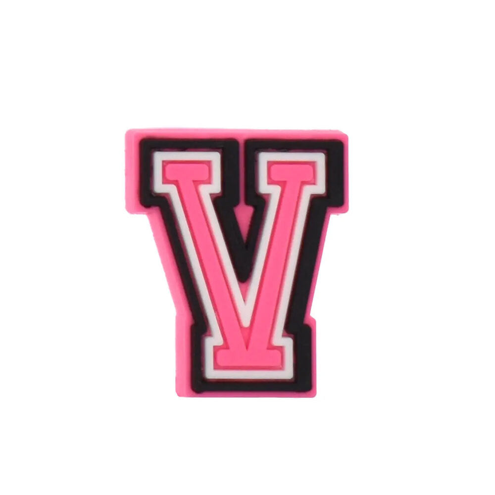 Pink Letter Jibbitz