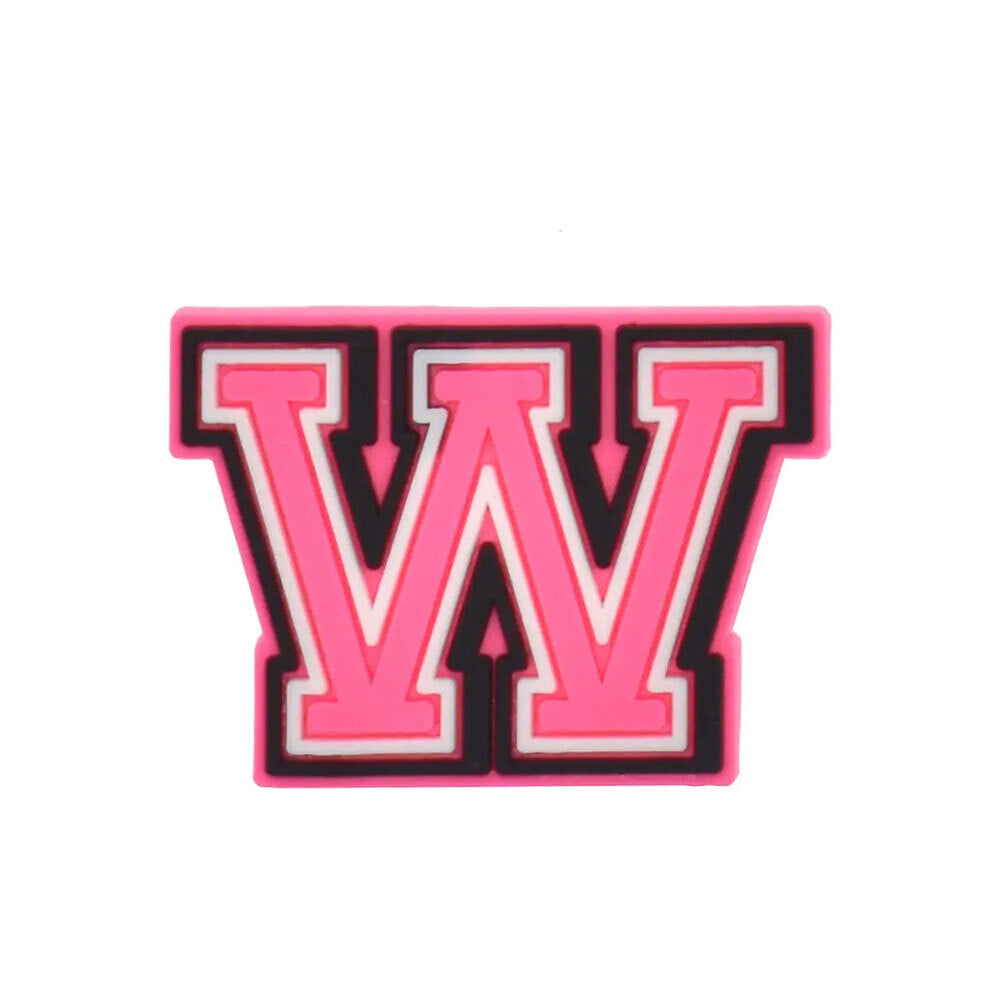 Pink Letter Jibbitz