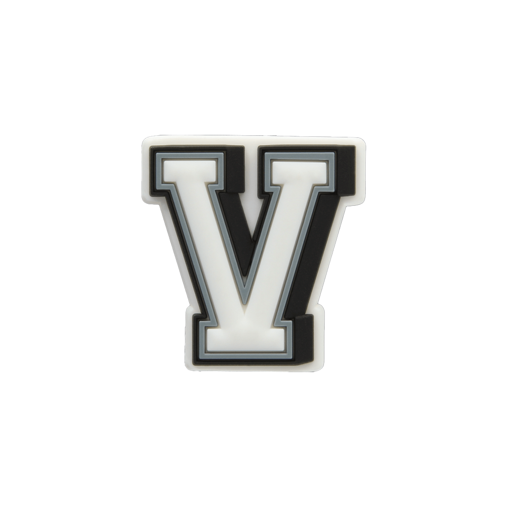 white letter jibbitz