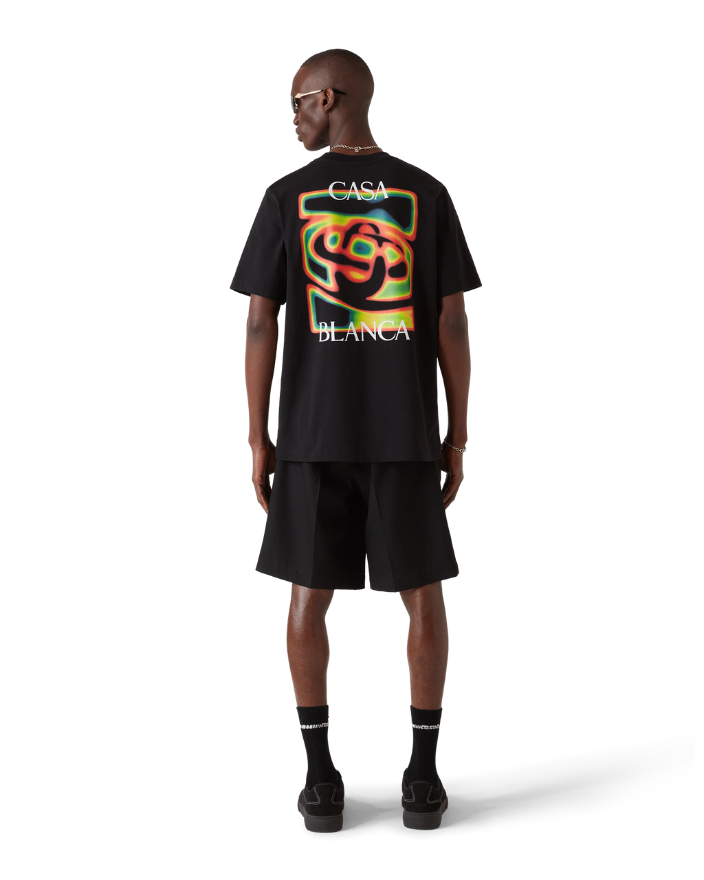 Casablanca Heat Map Logo T-shirt (Black)