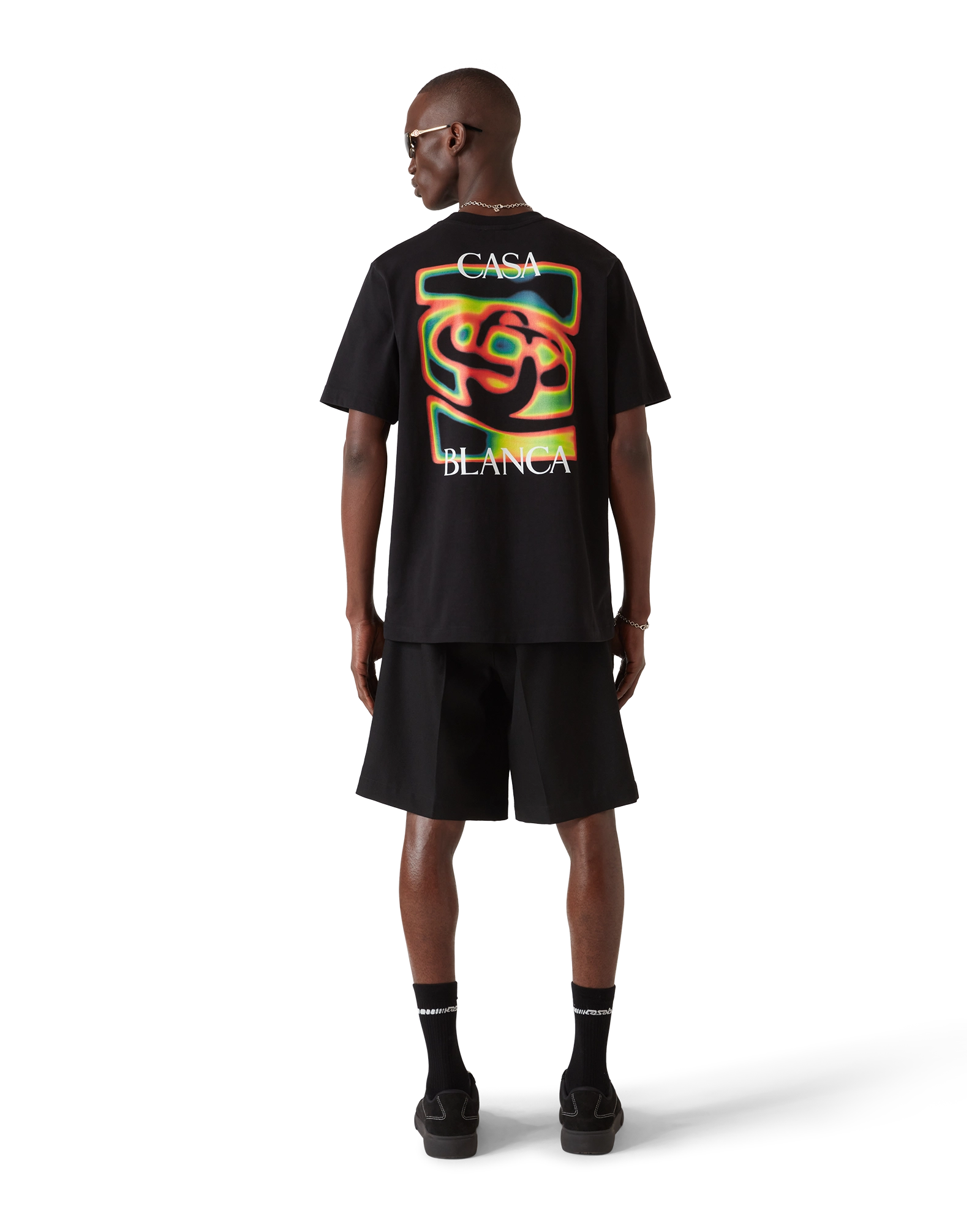 Casablanca Heat Map Logo T-shirt (Black)