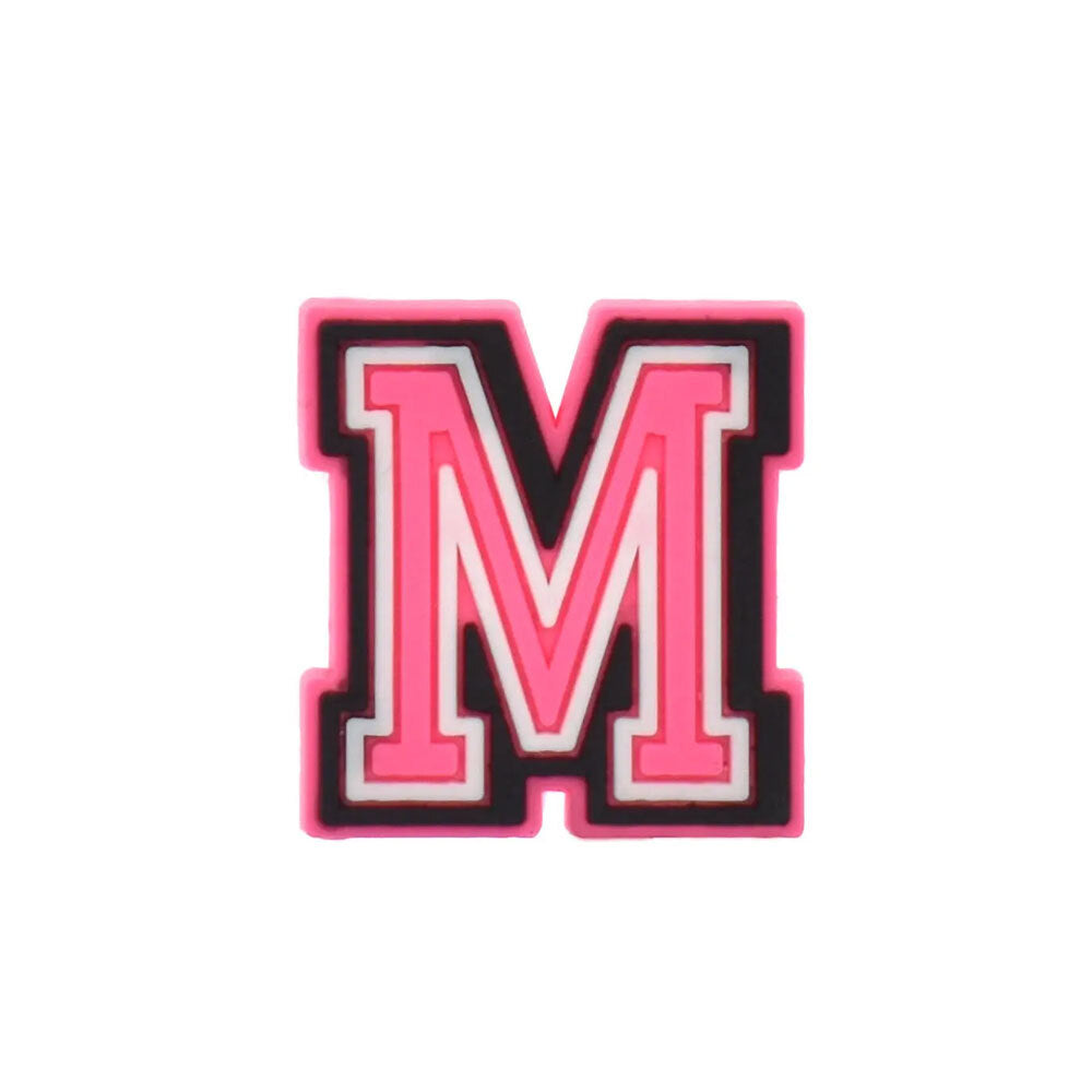 Pink Letter Jibbitz